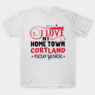 I love Cortland New York T-Shirt